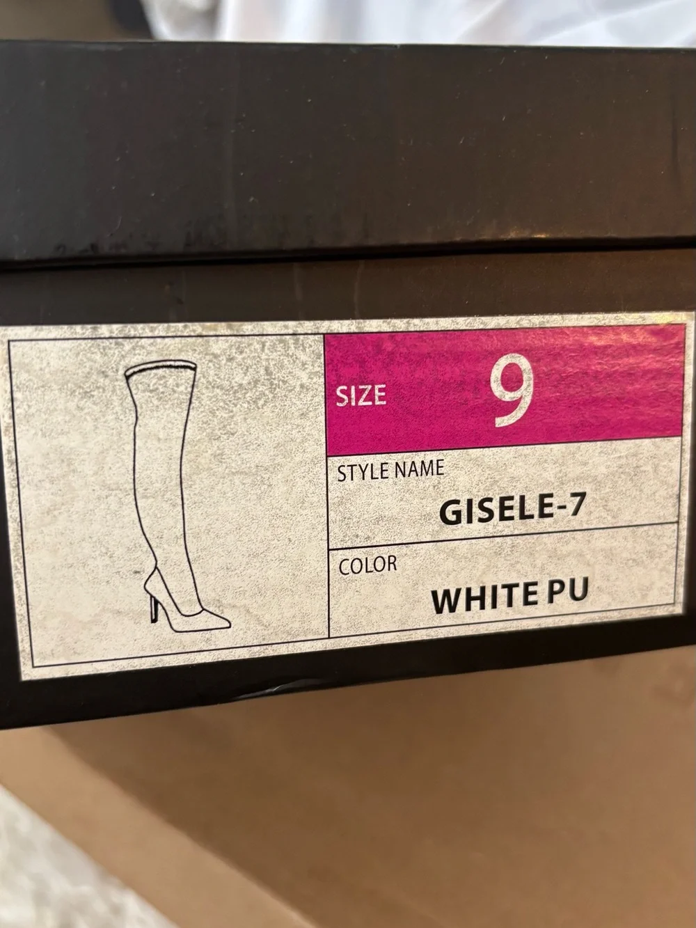 Women's White Over-the-Knee Stiletto Boots